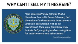 What cant you sell your timeshare? 