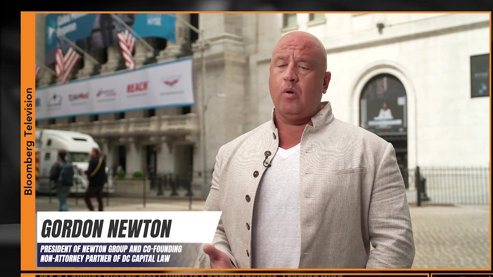 Bloomberg interview with Gordon Newton