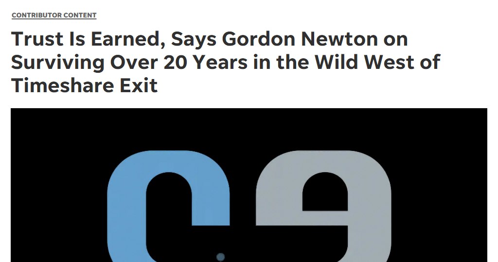 USA Today feature: Trust Is Earned, Says Gordon Newton